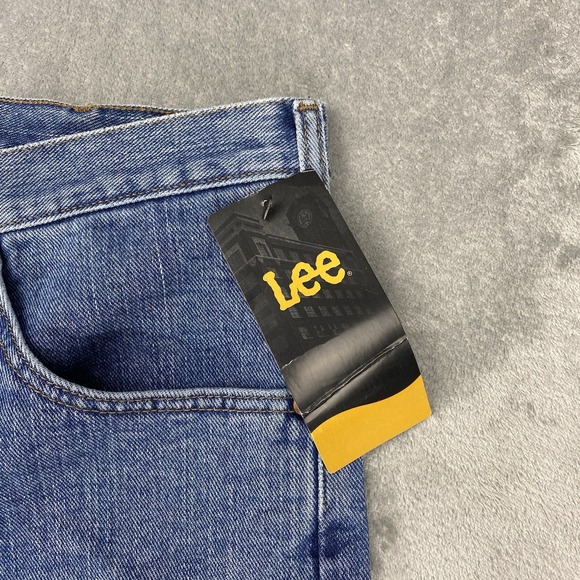 Lee Shorts Mens Size 34 Blue Denim Jean Jorts Skater Dad Outdoors *READ* - Picture 3 of 16
